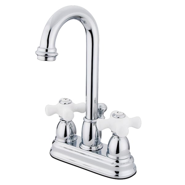 4" Centerset Bathroom Faucet, Chrome